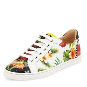 Christian Louboutin Seava Hawaii Low-Top Sneaker Floral~37/7